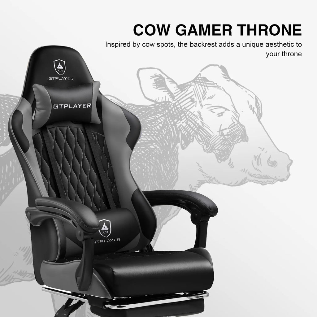 Black And White Office Gaming Chair