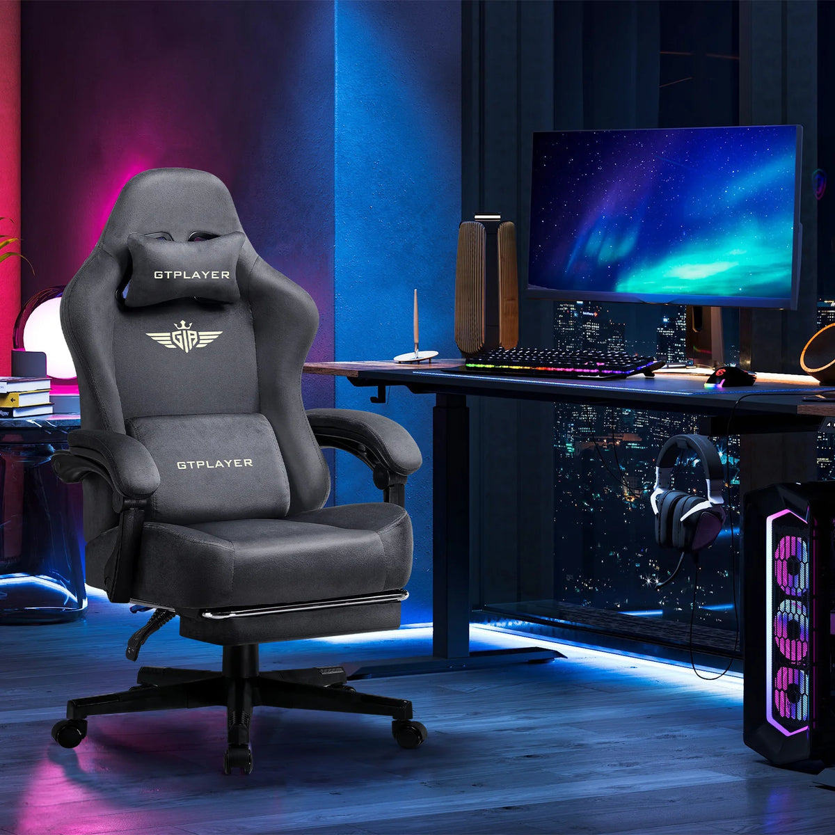 Orange Ergonomic Computer Chair