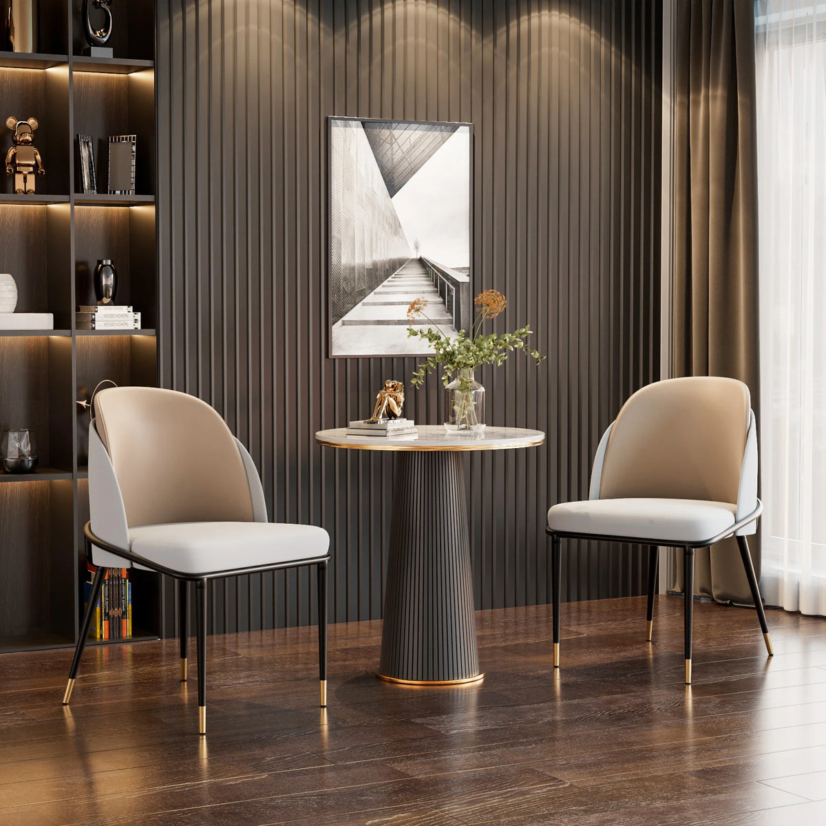 Faux Leather Dining Room Chairs