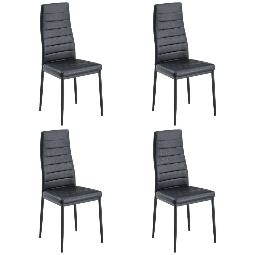 Black And Modern Dining Chairs