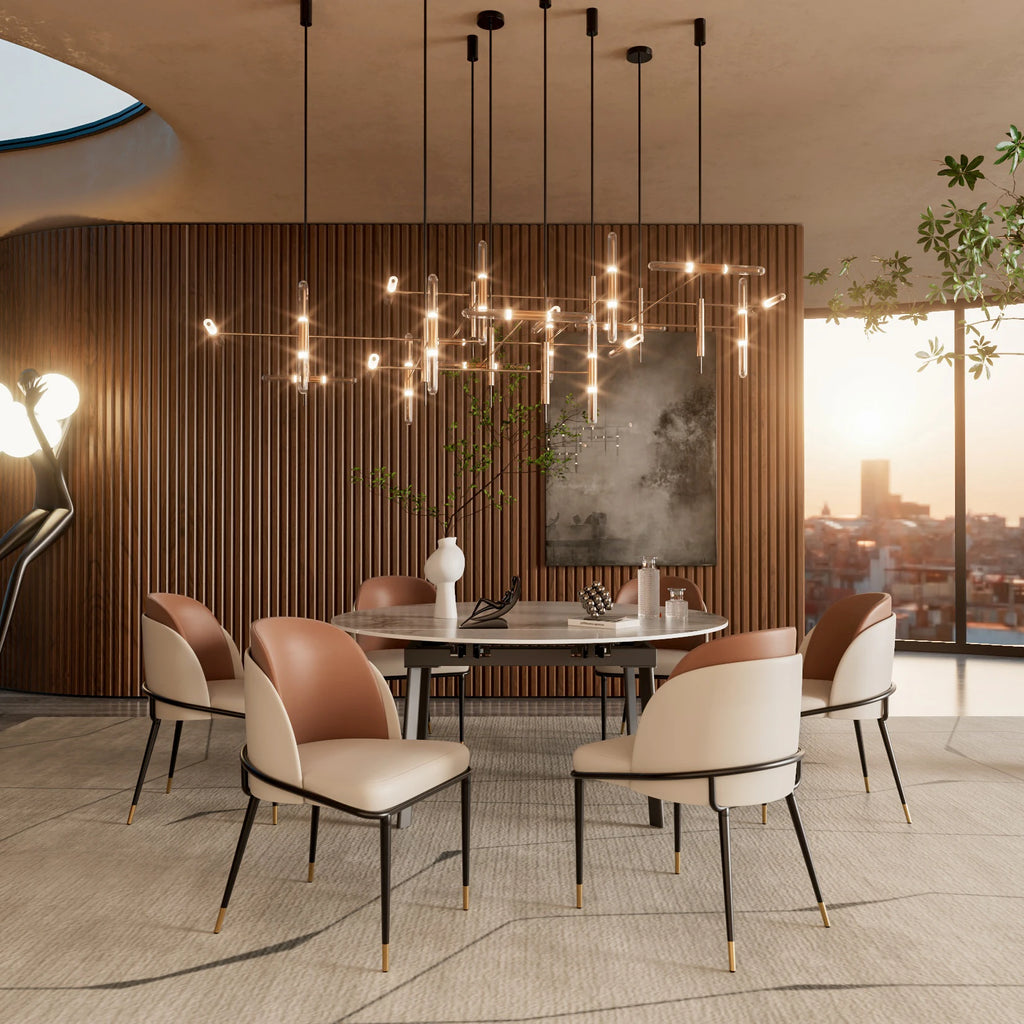 Faux Leather Dining Room Chairs