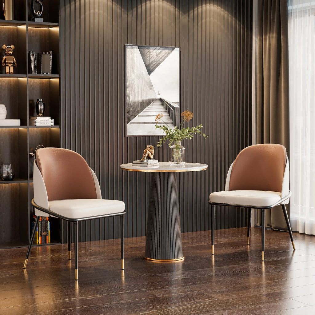 Faux Leather Dining Room Chairs