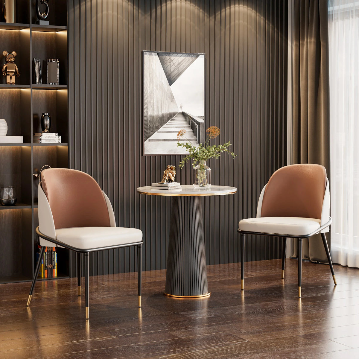 Faux Leather Dining Room Chairs