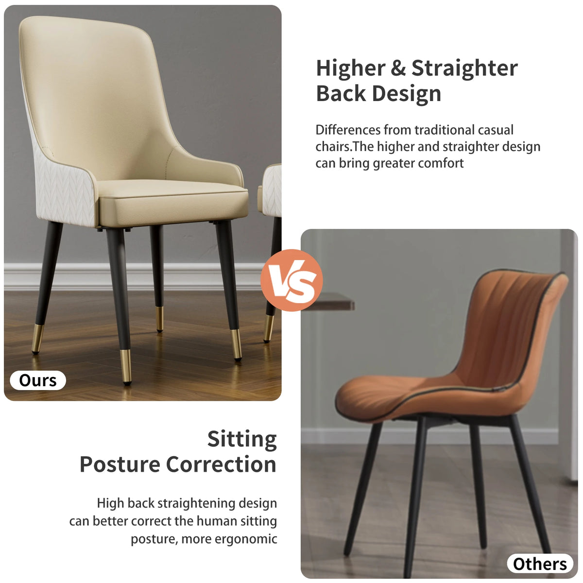 Luxury Dining Chairs Grey