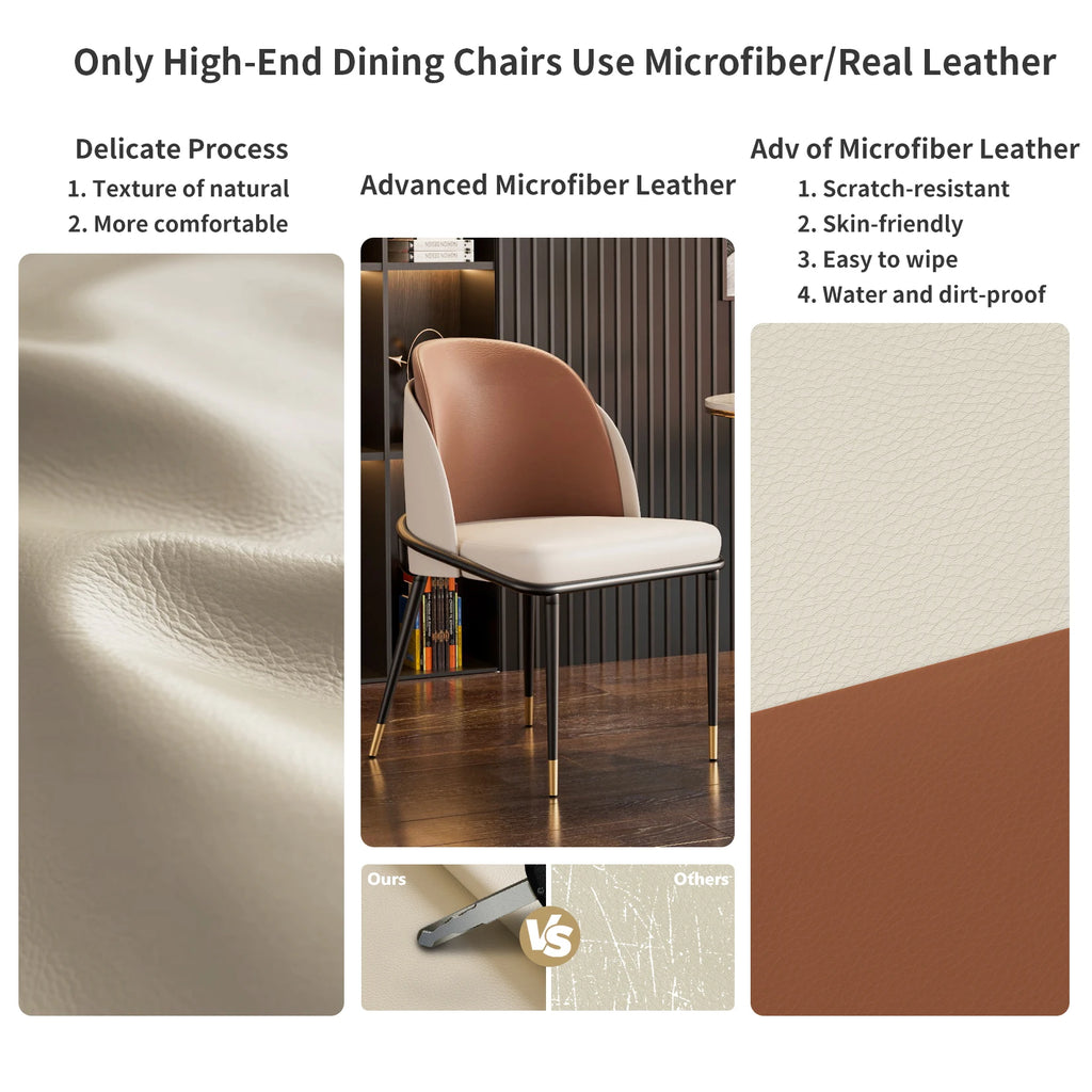 Faux Leather Dining Room Chairs