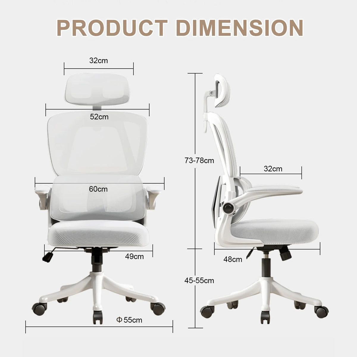 Ergonomic High Back Office Chair